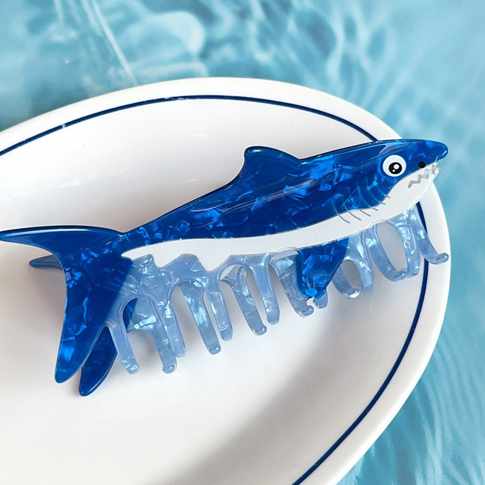 Korean Lifestyle & Kids Boutique Photos - ヘアピン 海の動物 ヘアクリップ 金魚 PVC 海洋生物