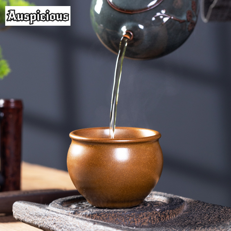 Celadon Ceramic Cup - Longquan-セラミックセラミックティーカップ,水タンクカップ,ティーダストグレーズ,パーソナルマスターティーボウル,チャザンカンフー,ティーカップギフト,手作り,90ml