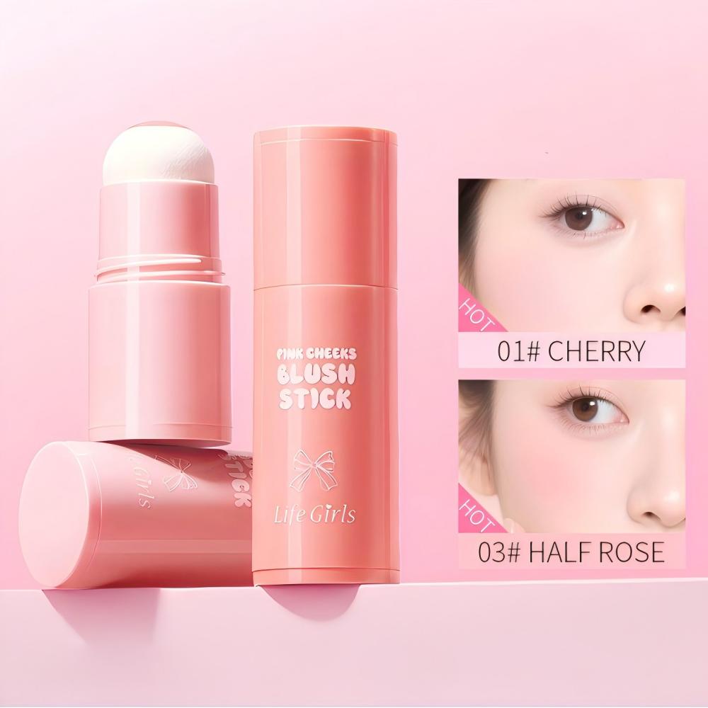 ライフガールズナチュラルピンクカラーブラッシュスティックフェ - Korean Girls Lifestyle のレビューと価格