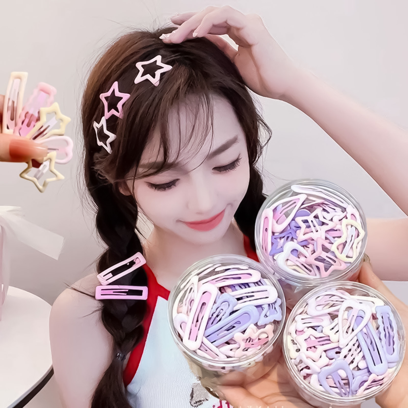 3 個のスイートスタイルのヘッドウェアピン、すべてマッチし、 - Korean Lifestyle & Kids Boutique Photos のレビューと価格