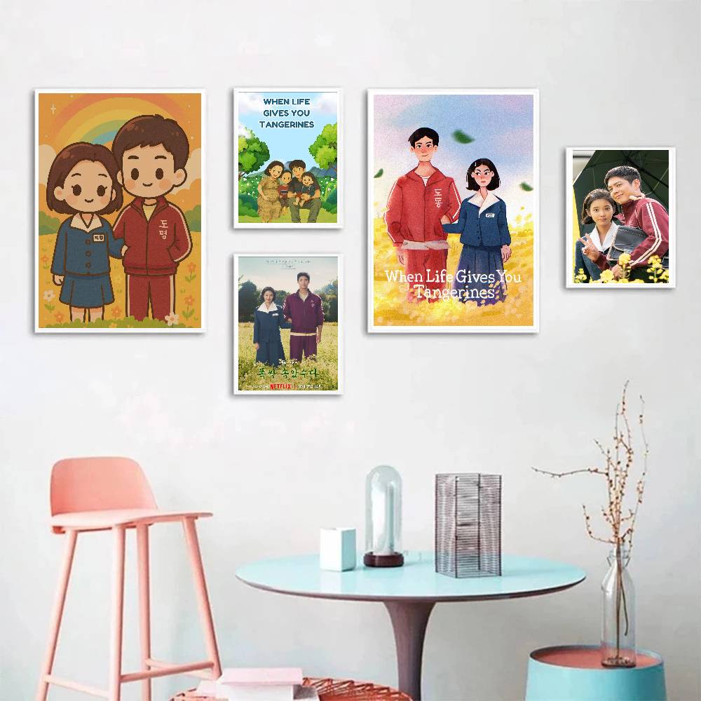 人生があなたにみかんを贈るとき 韓国ポスター リビングルーム - Korean Arts And Lifestyle のレビューと価格