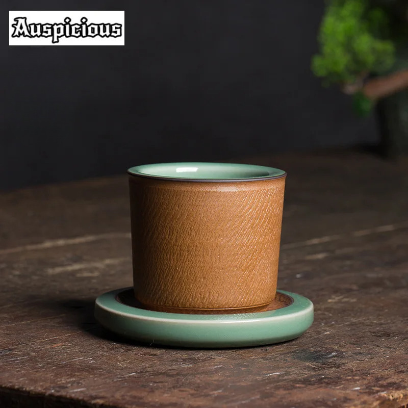 Longquan-ソーサーキット付きセラドンティーボウル,ハ - Celadon Ceramic Cup のレビューと価格