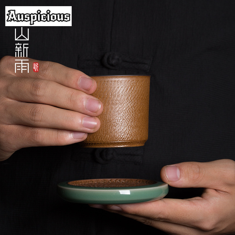 Longquan-ソーサーキット付きセラドンティーボウル,ハ - Celadon Ceramic Cup のレビューと価格