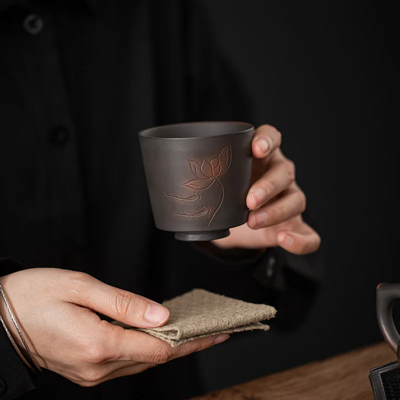雲南省建水紫陶茶杯 手作りの素焼き陶器 カンフーティーカップ - Celadon Ceramic Cup のレビューと価格
