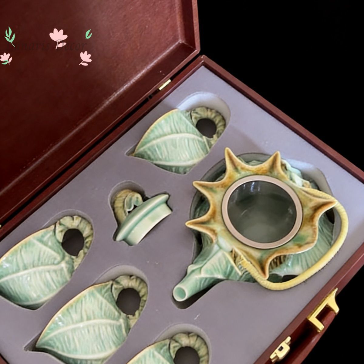 陶磁器の茶器セット、青磁セット、軽贅沢な茶器セット、大きな茶 - Celadon Ceramic Cup のレビューと価格