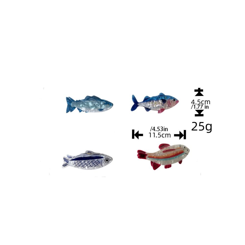 かわいいヘアピン 海の動物 ヘアクリップ PVC製 金魚 海 - Korean Lifestyle & Kids Boutique Photos のレビューと価格